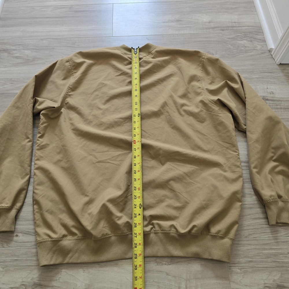 Vintage LL Bean Pull Over V Neck Sweatshirt Mens Large Tall Beige - Picture 9 of 9